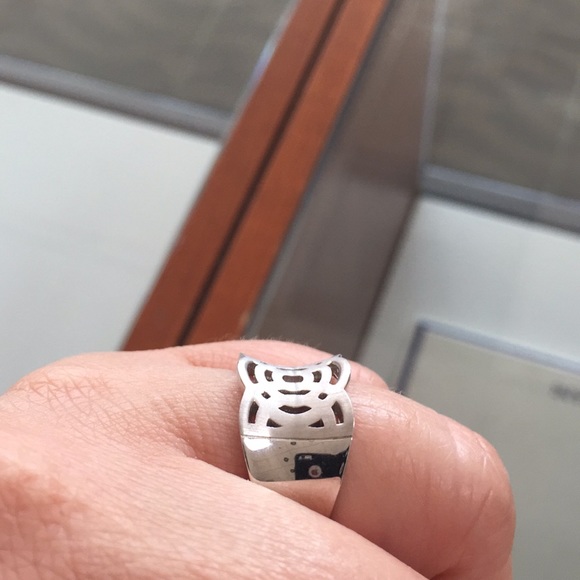 NEW Solid hand crafted wide ring size 7.25 - Picture 3 of 8